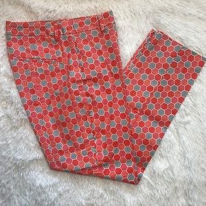Gap Slim Cropped Geometric Pants Size 6